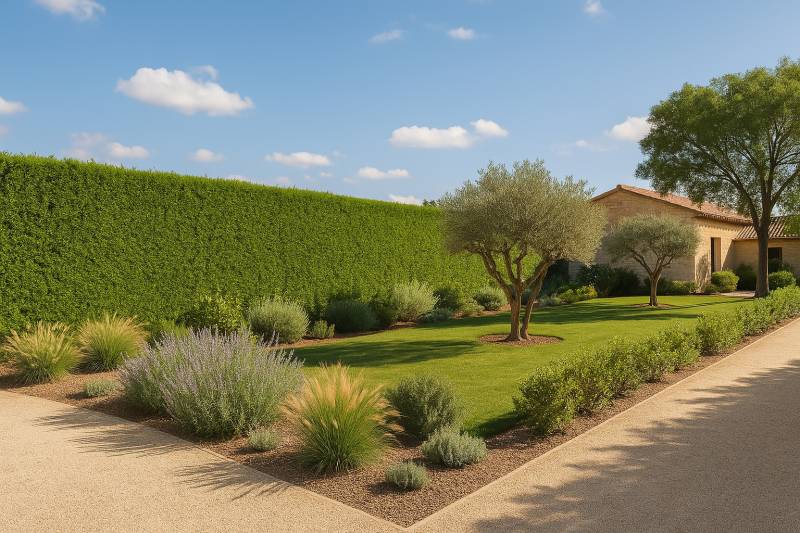 Création et entretien de haies méditerranéennes à Saint Rémy de Provence